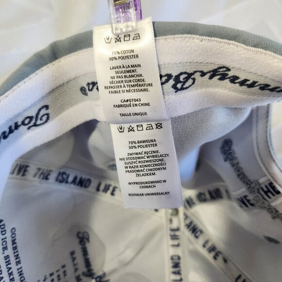 NWT Tommy Bahama Mens Logo OS Light Blue "Tip Your Cap" - Picture 5 of 7